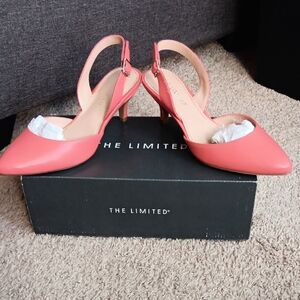 The Limited Pink Slingback Heels